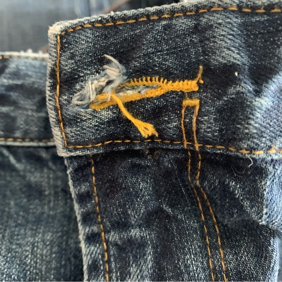 L.L. Bean Men's 34W 32 Classic Denim Jeans Medium Wash Slim Straight Fit - Picture 12 of 13